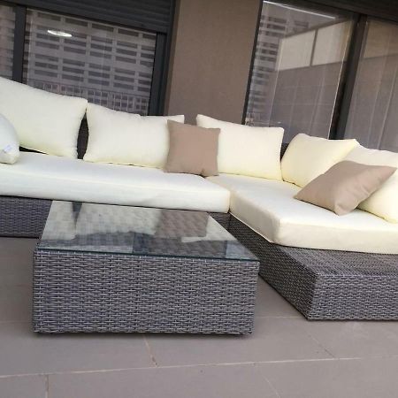 Apartamento Lujo, Primera Linea Playa, Garaje, Wifi, Piscina Climatizada Roquetas de Mar Luaran gambar
